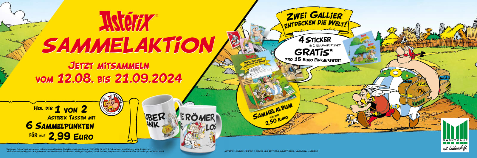 Asterix Sammelaktion nur bei MARKTKAUF ! ♥