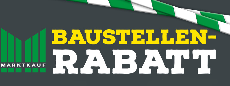 Baustellen Rabatt